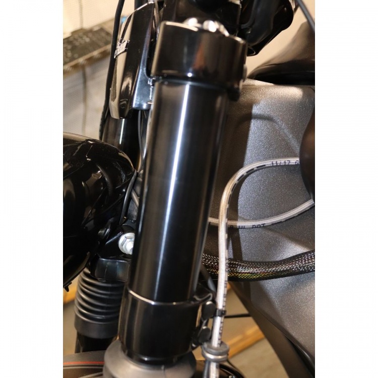 Indian Scout Billet Fork Tube Upper Cover Moore Speed Racing